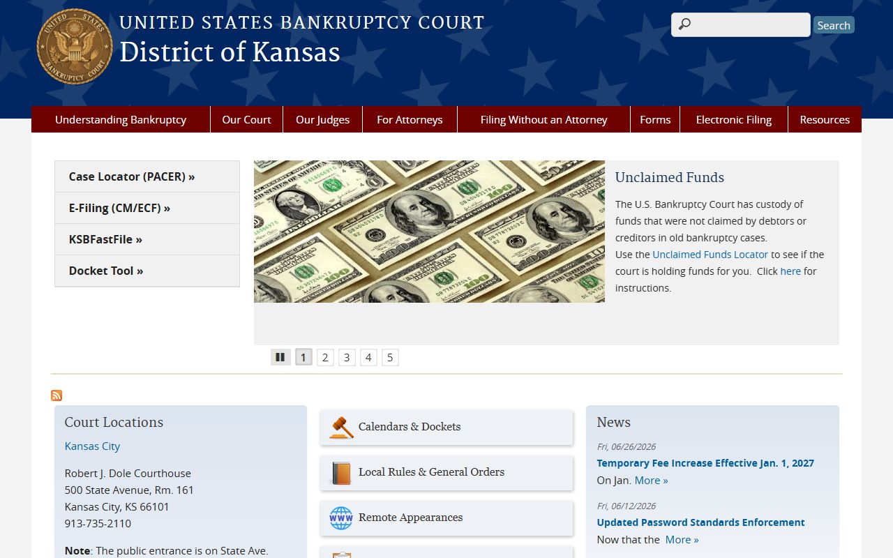 Gove County court records U.S. Bankruptcy Court for the District of Kansas